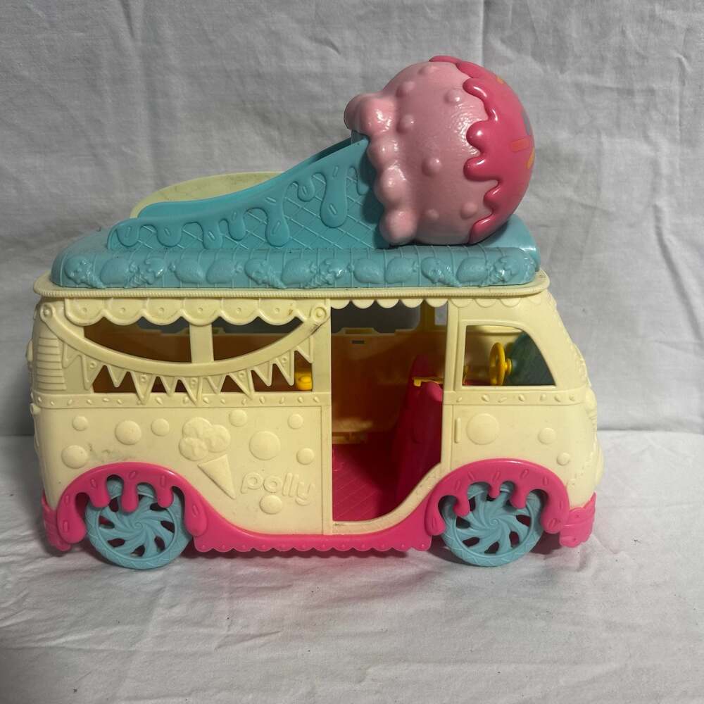 Polly Pocket Tiny Treats Ice Cream Truck Playset Vehicle